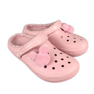 Disney Parks Mickey Minnie Mouse Piglet Pink Clogs Crocs Adult M8/W10
